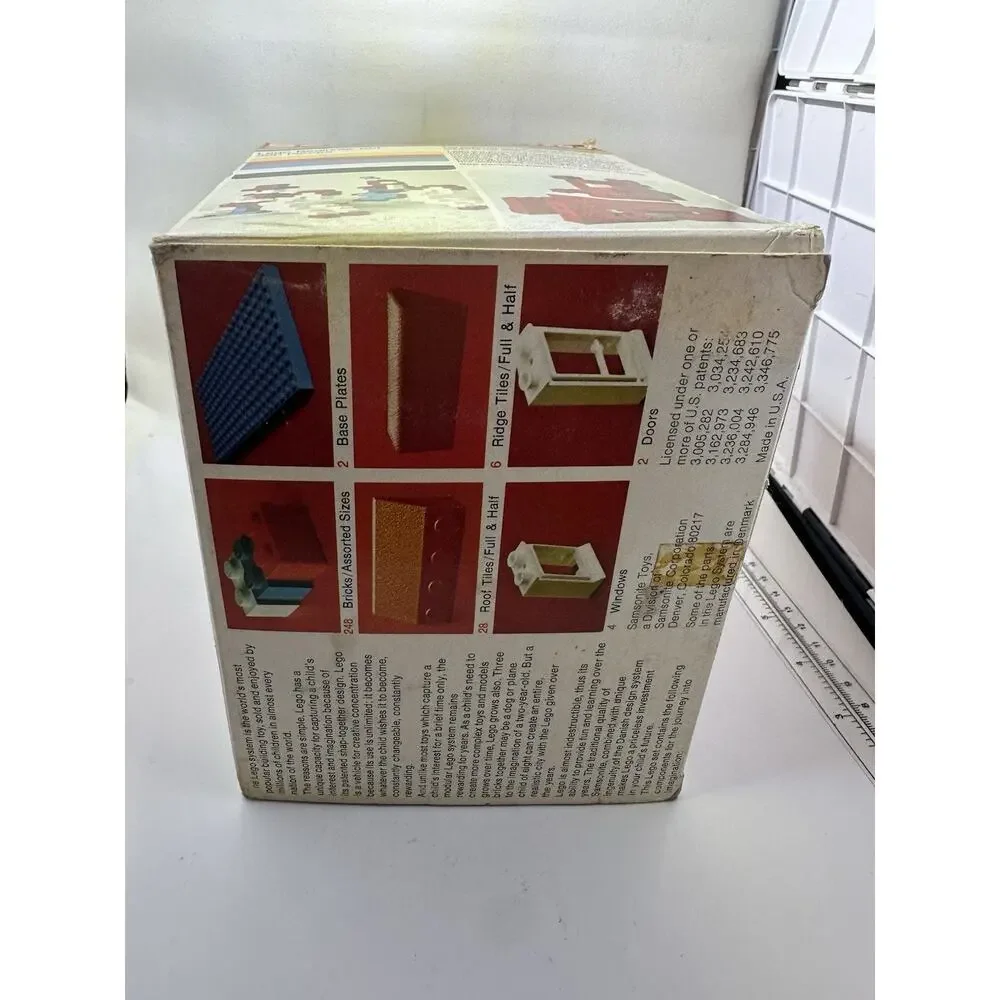Lego Beginner Set By Samsonite 290 pieces In Original Box Rare Vintage Retro